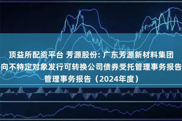 顶益所配资平台 芳源股份: 广东芳源新材料集团股份有限公司向不特定对象发行可转换公司债券受托管理事务报告(2024年度)