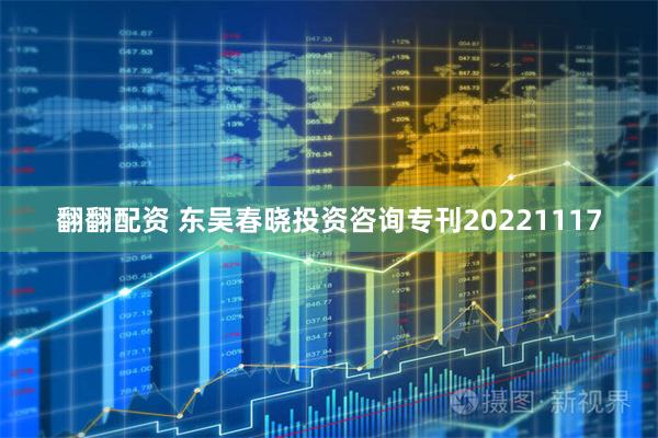 翻翻配资 东吴春晓投资咨询专刊20221117